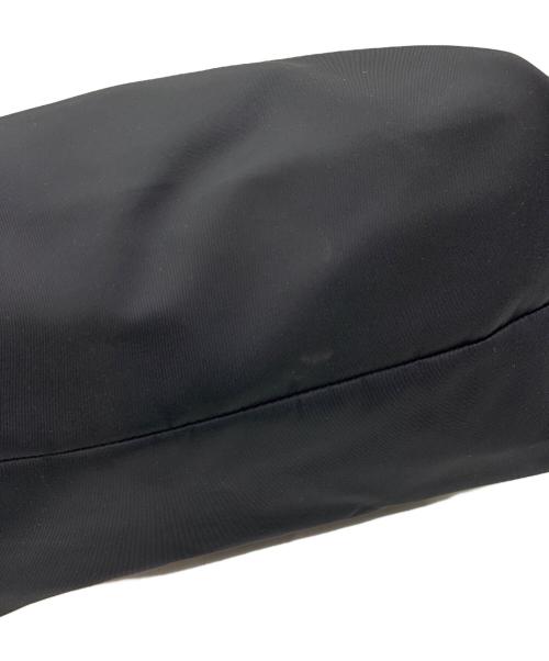 VIOLAd'ORO（ヴィオラドーロ）VIOLAd'ORO (ヴィオラドーロ) ノットハンドルナイロントートS  ブラック×グリーンの古着・服飾アイテム