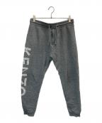 KENZOケンゾー）の古着「KENZO Logo Jogger Pant」｜グレー