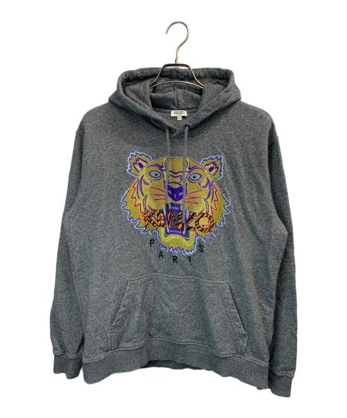 KENZO（ケンゾー）KENZO (ケンゾー) プルオーバーパーカー グレー サイズ:XLの古着・服飾アイテム