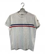 MONCLERモンクレール）の古着「半袖カットソー」｜ホワイト