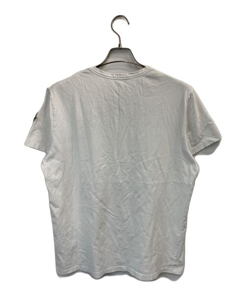 MONCLER（モンクレール）MONCLER (モンクレール) 半袖カットソー ホワイト サイズ:XLの古着・服飾アイテム