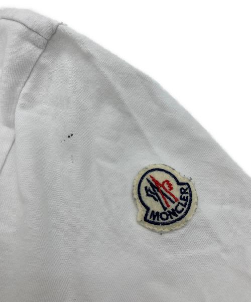 MONCLER（モンクレール）MONCLER (モンクレール) 半袖カットソー ホワイト サイズ:XLの古着・服飾アイテム