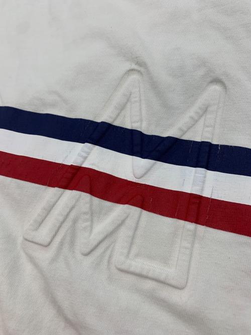 MONCLER（モンクレール）MONCLER (モンクレール) 半袖カットソー ホワイト サイズ:XLの古着・服飾アイテム