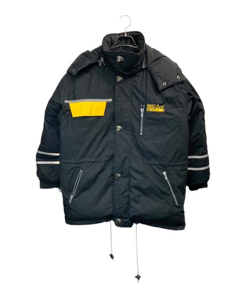 FIRST DOWN（ファーストダウン）FIRST DOWN (ファーストダウン) ダウンジャケット ブラック サイズ:Mの古着・服飾アイテム