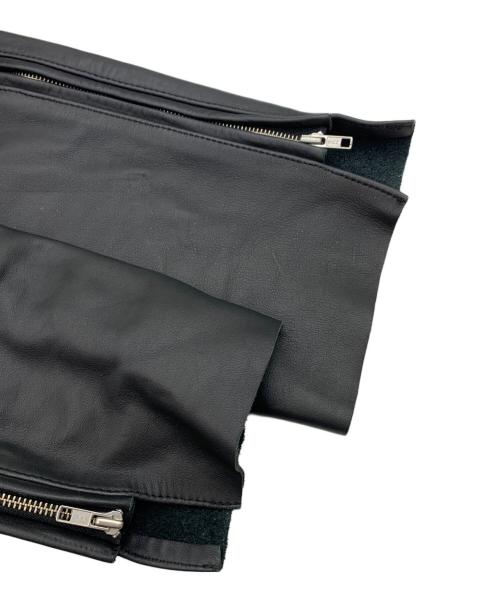 GREEDY（グリーディ）GREEDY (グリーディ) レザーパンツ ブラック サイズ:Mの古着・服飾アイテム