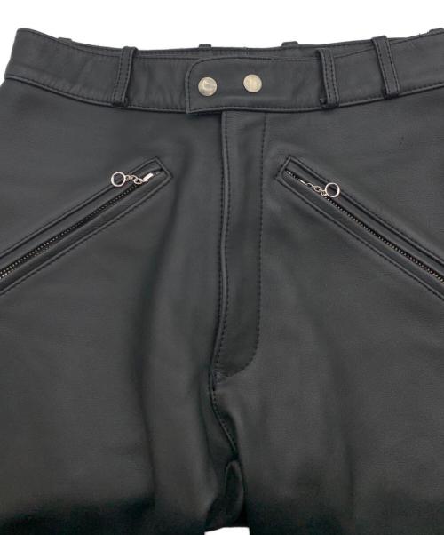 GREEDY（グリーディ）GREEDY (グリーディ) レザーパンツ ブラック サイズ:Mの古着・服飾アイテム