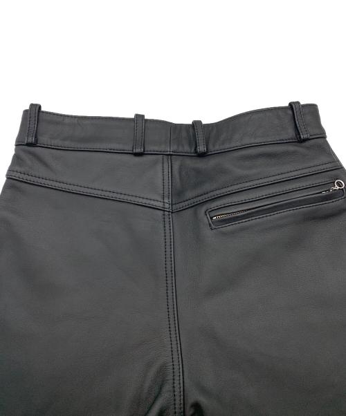 GREEDY（グリーディ）GREEDY (グリーディ) レザーパンツ ブラック サイズ:Mの古着・服飾アイテム