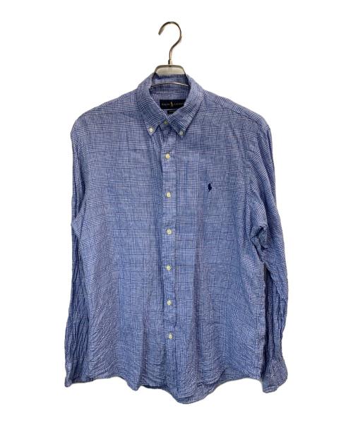 RALPH LAUREN（ラルフローレン）RALPH LAUREN (ラルフローレン) 長袖シャツ ネイビー サイズ:Lの古着・服飾アイテム