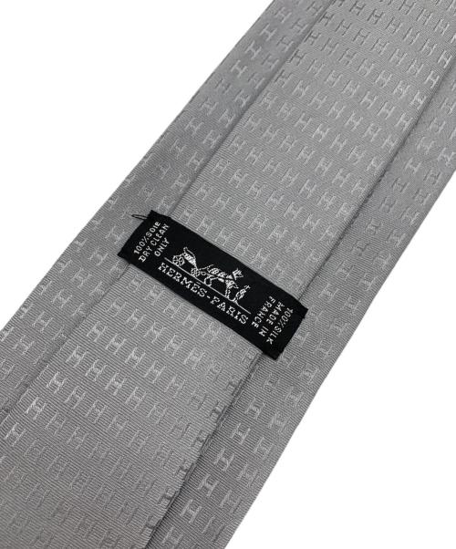 HERMES（エルメス）HERMES (エルメス) ネクタイ グレー サイズ:不明の古着・服飾アイテム