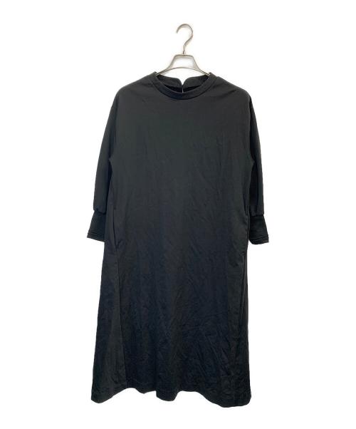 kurashi&trips publishing（クラシアンドトリップス パブリッシング）kurashi&trips publishing (クラシアンドトリップス パブリッシング) 長袖ワンピース ブラック サイズ:Mの古着・服飾アイテム