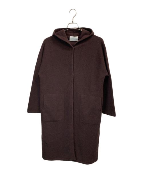 Lourmarin（ルールマラン）Lourmarin (ルールマラン) ロングカーディガン ブラウン サイズ:記載なしの古着・服飾アイテム
