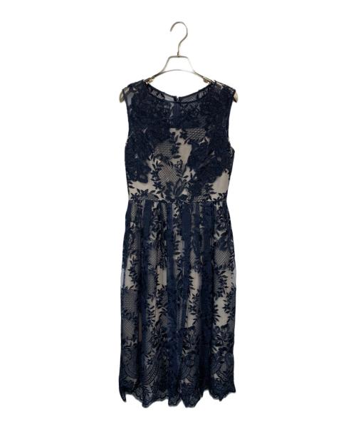 GRACE CONTINENTAL（グレースコンチネンタル）GRACE CONTINENTAL (グレースコンチネンタル) ノースリーブワンピース ネイビー サイズ:36の古着・服飾アイテム