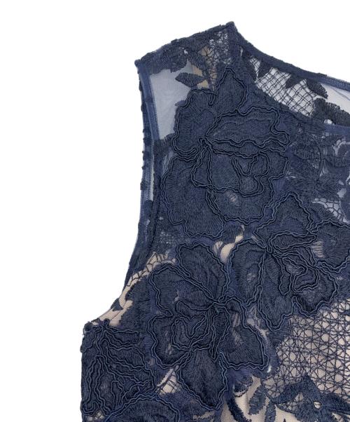 GRACE CONTINENTAL（グレースコンチネンタル）GRACE CONTINENTAL (グレースコンチネンタル) ノースリーブワンピース ネイビー サイズ:36の古着・服飾アイテム