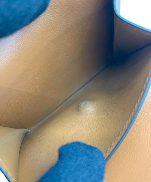 CELINE（セリーヌ）CELINE (セリーヌ) スモール フラップウォレット ブラウン×ベージュの古着・服飾アイテム