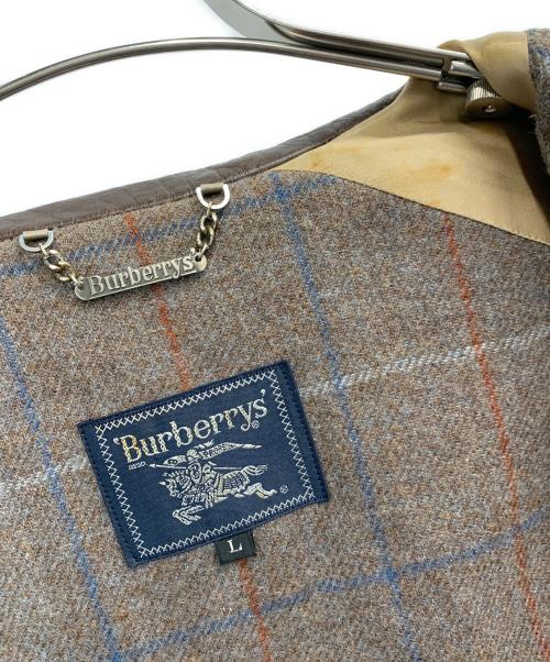 Burberry's（バーバリー）Burberry's (バーバリー) ウールブルゾン ブラウン サイズ:Lの古着・服飾アイテム