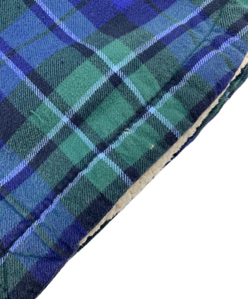 LAND'S END（ランズエンド）LAND'S END (ランズエンド) シャツジャケット ブルー×グリーン サイズ:Lの古着・服飾アイテム