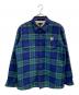 LAND'S END（ランズエンド）の古着「シャツジャケット」｜ブルー×グリーン