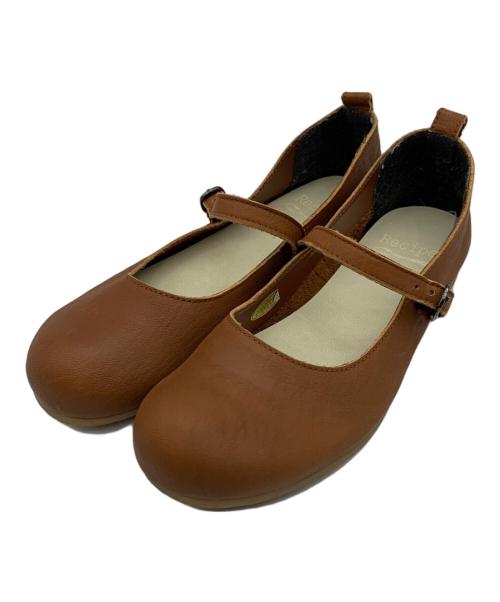 Recipe（レシピ）Recipe (レシピ) バレエシューズ ブラウン サイズ:23.0cmの古着・服飾アイテム