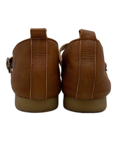 Recipe（レシピ）Recipe (レシピ) バレエシューズ ブラウン サイズ:23.0cmの古着・服飾アイテム