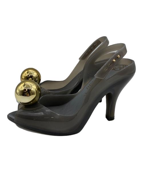 Vivienne Westwood（ヴィヴィアンウエストウッド）Vivienne Westwood (ヴィヴィアンウエストウッド) melissa (メリッサ) パンプス グレー サイズ:USA8の古着・服飾アイテム