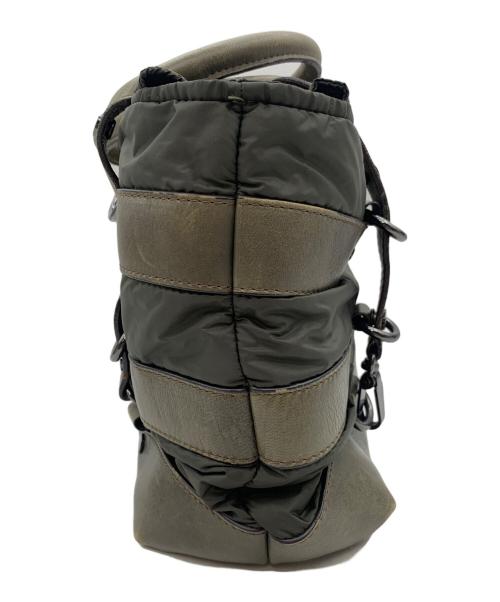 MONCLER  a PORTER（モンクレール）MONCLER  a PORTER (モンクレール) 2WAYバッグ グリーンの古着・服飾アイテム