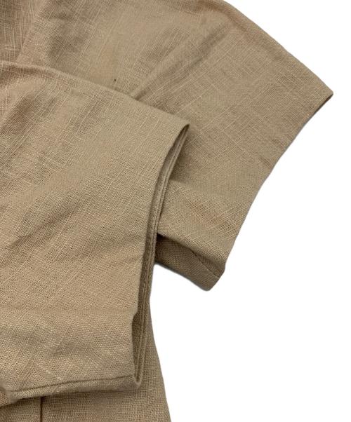 Snidel（スナイデル）Snidel (スナイデル) リネンミディタイトワンピース  ベージュの古着・服飾アイテム