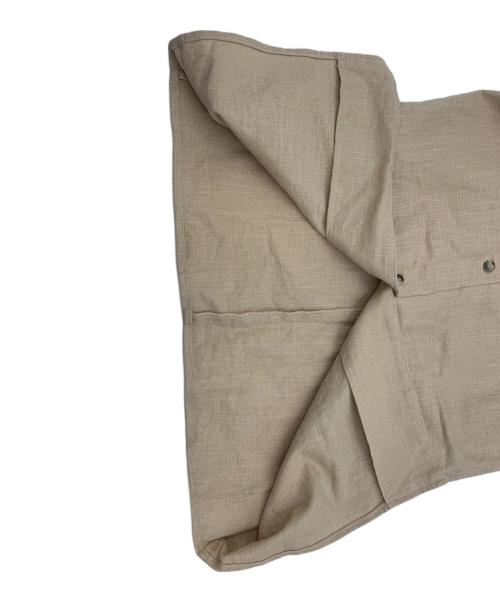Snidel（スナイデル）Snidel (スナイデル) リネンミディタイトワンピース  ベージュの古着・服飾アイテム