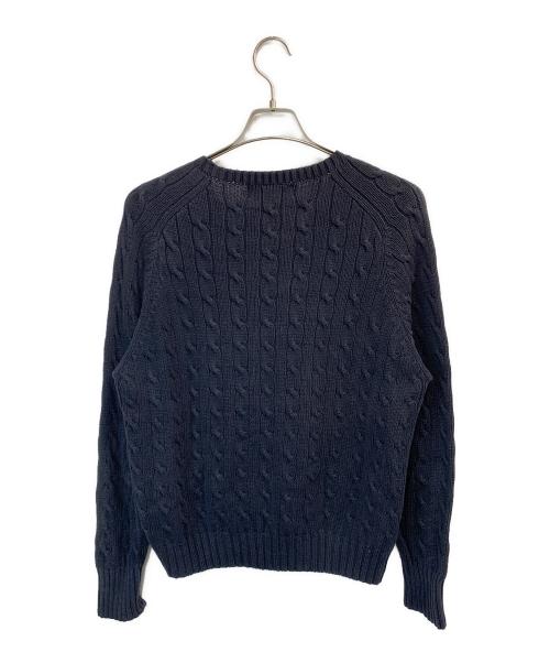 RALPH LAUREN（ラルフローレン）RALPH LAUREN (ラルフローレン) 厚手ニット ネイビー サイズ:Lの古着・服飾アイテム