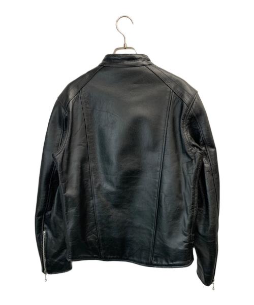HORN WORKS（ホーンワークス）HORN WORKS (ホーンワークス) レザージャケット ブラック サイズ:Mの古着・服飾アイテム