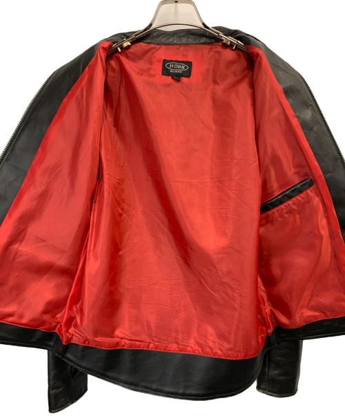 HORN WORKS（ホーンワークス）HORN WORKS (ホーンワークス) レザージャケット ブラック サイズ:Mの古着・服飾アイテム