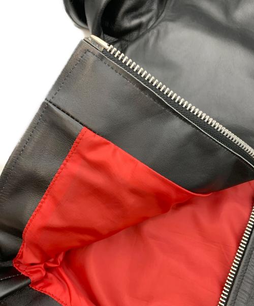 HORN WORKS（ホーンワークス）HORN WORKS (ホーンワークス) レザージャケット ブラック サイズ:Mの古着・服飾アイテム