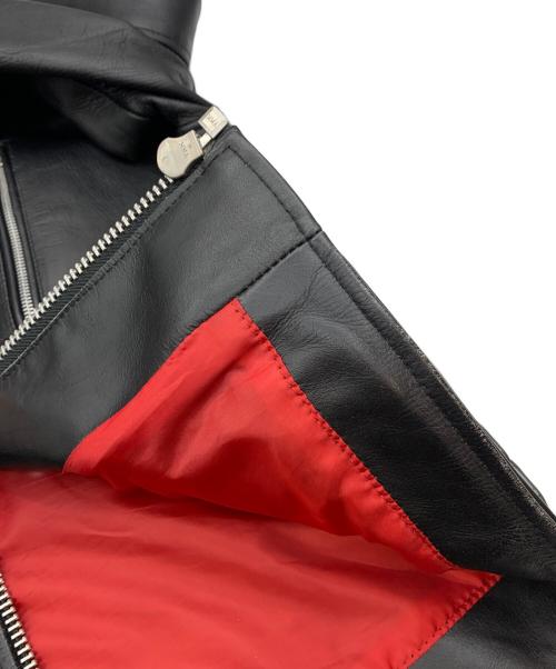 HORN WORKS（ホーンワークス）HORN WORKS (ホーンワークス) レザージャケット ブラック サイズ:Mの古着・服飾アイテム