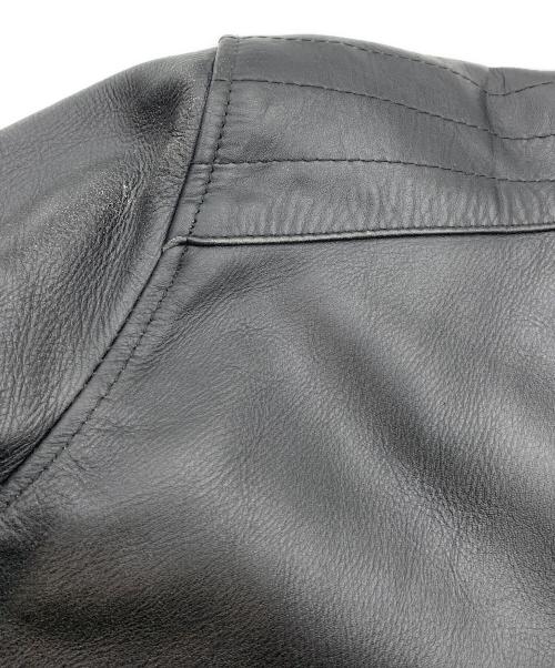 HORN WORKS（ホーンワークス）HORN WORKS (ホーンワークス) レザージャケット ブラック サイズ:Mの古着・服飾アイテム