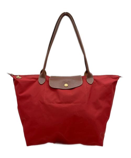 LONGCHAMP（ロンシャン）LONGCHAMP (ロンシャン) トートバッグ レッドの古着・服飾アイテム