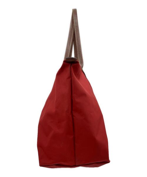 LONGCHAMP（ロンシャン）LONGCHAMP (ロンシャン) トートバッグ レッドの古着・服飾アイテム