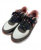 NIKEナイキ）の古着「スニーカー AIR MAX90」｜ブラウン×ホワイト