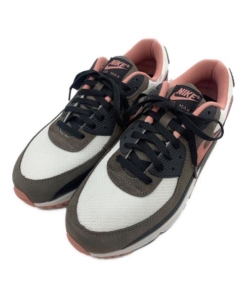 NIKE（ナイキ）NIKE (ナイキ) スニーカー AIR MAX90 ブラウン×ホワイト サイズ:28 未使用品の古着・服飾アイテム