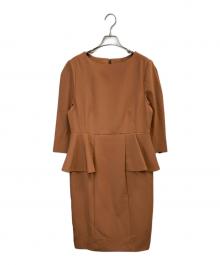 RUIRUE BOUTIQUE（ルイルエブティック）の古着「長袖ワンピース」｜ブラウン