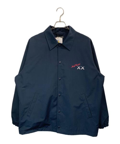 UNIQLO（ユニクロ）UNIQLO (ユニクロ) KAWS (カウズ) コーチジャケット ネイビー サイズ:XXLの古着・服飾アイテム
