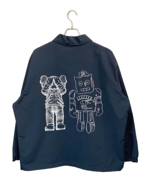 UNIQLO（ユニクロ）UNIQLO (ユニクロ) KAWS (カウズ) コーチジャケット ネイビー サイズ:XXLの古着・服飾アイテム