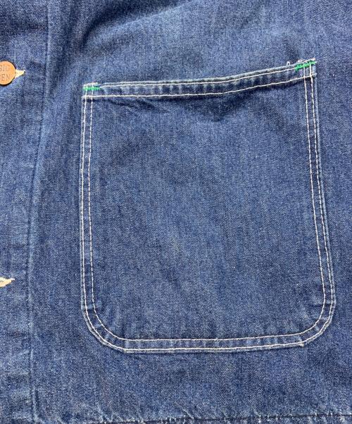 BIG BEN（ビックベン）BIG BEN (ビックベン) デニムカバーオール インディゴ サイズ:44の古着・服飾アイテム