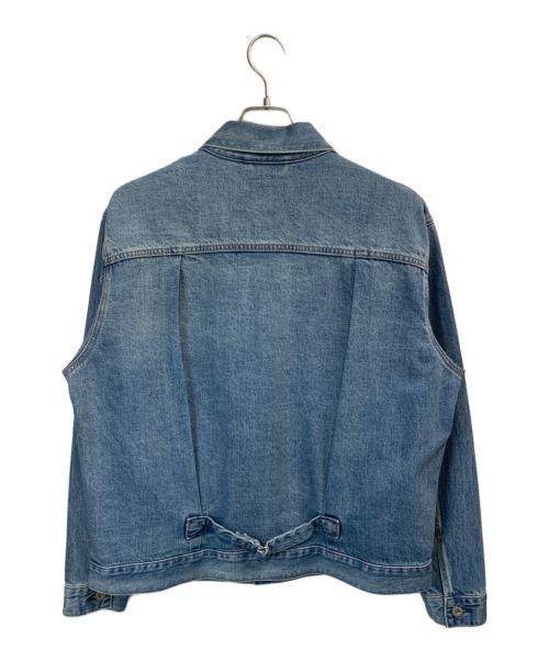 UNIQLO（ユニクロ）UNIQLO (ユニクロ) デニムトラッカージャケット インディゴ サイズ:Lの古着・服飾アイテム
