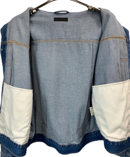UNIQLO（ユニクロ）UNIQLO (ユニクロ) デニムトラッカージャケット インディゴ サイズ:Lの古着・服飾アイテム