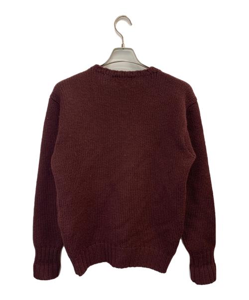 POLO RALPH LAUREN（ポロ・ラルフローレン）POLO RALPH LAUREN (ポロ・ラルフローレン) 厚手ニット ワインレッド サイズ:Ｍの古着・服飾アイテム