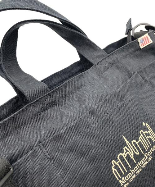 Manhattan Portage（マンハッタンポーテージ）Manhattan Portage (マンハッタンポーテージ) 2WAYトートバッグ ブラックの古着・服飾アイテム