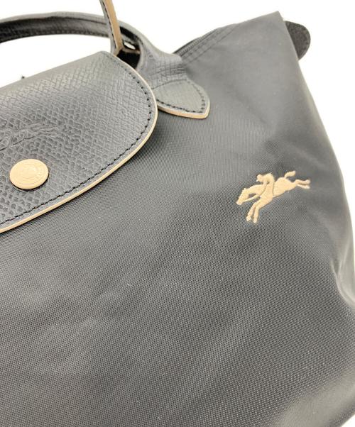 LONGCHAMP（ロンシャン）LONGCHAMP (ロンシャン) ルプリアージュクラブ・S ブラック×ベージュの古着・服飾アイテム