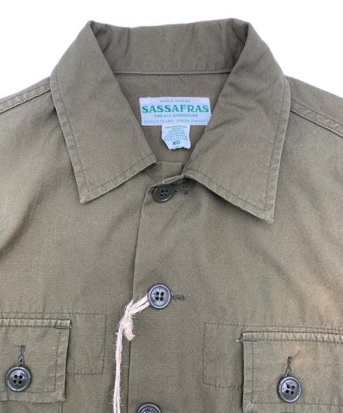 SASSAFRAS（ササフラス）SASSAFRAS (ササフラス) ワークジャケット カーキ サイズ:XSの古着・服飾アイテム
