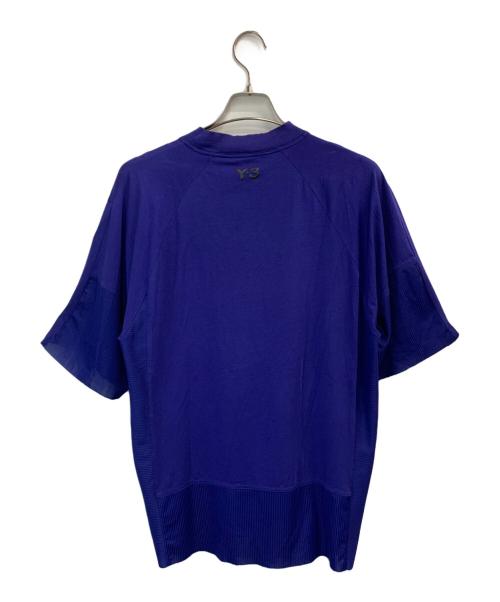 Y-3（ワイスリー）Y-3 (ワイスリー) 半袖カットソー ブルー サイズ:Sの古着・服飾アイテム