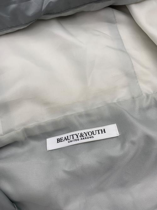 BEAUTY&YOUTH（ビューティーアンドユース）BEAUTY&YOUTH (ビューティーアンドユース) フーデッドジャケット グレー×ホワイト サイズ:表記なしの古着・服飾アイテム