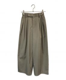 BEAUTY&YOUTH（ビューティーアンドユース）の古着「タックパンツ」｜ブラウン